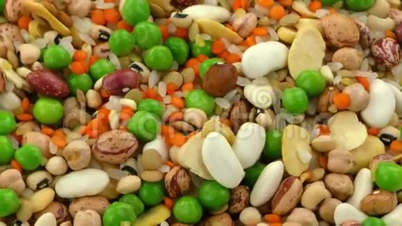 豆类美味健康混合食品视频的预览图