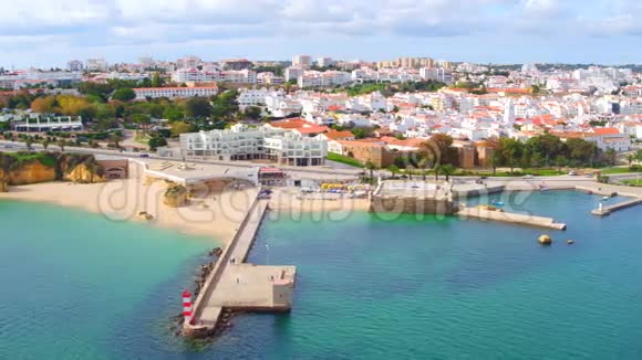 从阿尔加维葡萄牙拉各斯市起飞视频的预览图