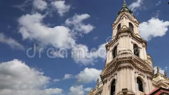 捷克共和国布拉格圣尼古拉教堂视频的预览图