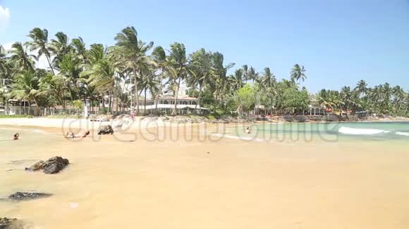 斯里兰卡美丽的沙滩视频的预览图