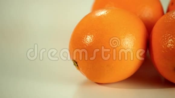 橘子水果食物背景视频的预览图