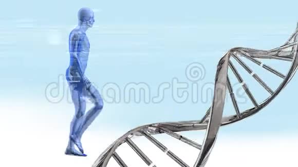 DNA双螺旋和人体解剖视频的预览图