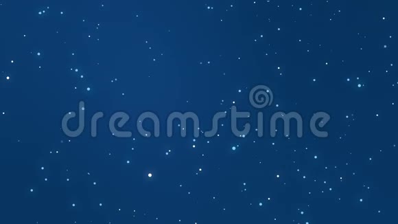 带有星星背景的动画夜空视频的预览图
