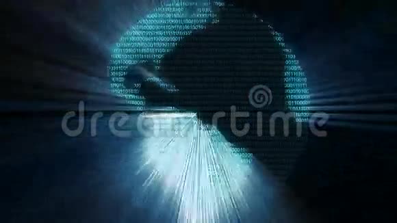 数字世界二进制计算机数据编码网络空间图形动画视频的预览图