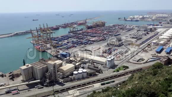 巴塞罗那工业港视频的预览图
