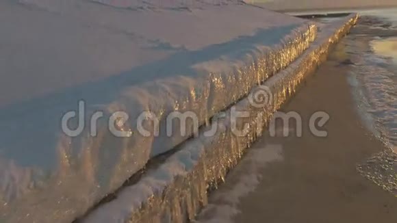 波罗的海海湾日落拉脱维亚里加视频的预览图