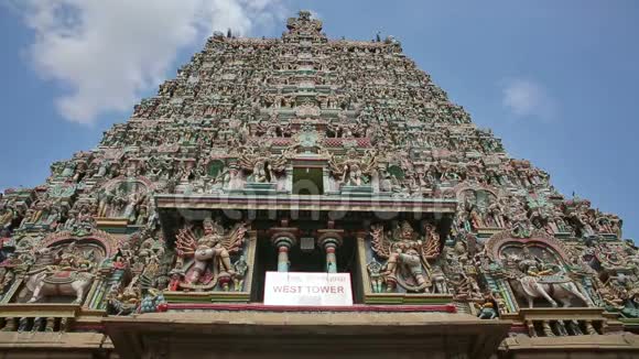 印度教寺庙的装饰视频的预览图