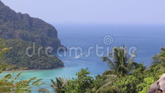 菲菲岛美丽的泰国海湾视频的预览图