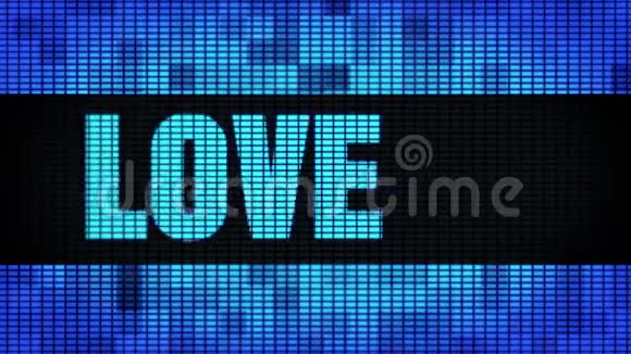 LoveFront文本滚动式LED墙板显示标牌视频的预览图