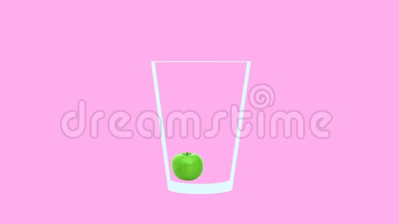 新鲜水果鸡尾酒动画视频的预览图