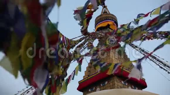 尼泊尔加德满都的佛陀斯图帕旅行视频的预览图