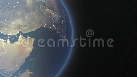3空间行星的DCG渲染视频的预览图