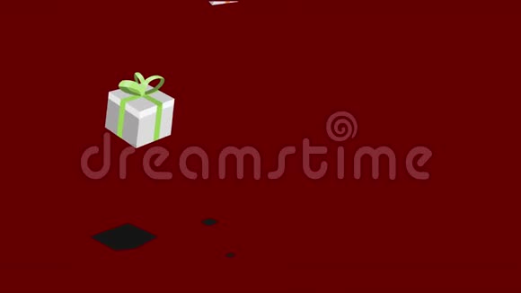 带有礼物的圣诞销售动画视频的预览图