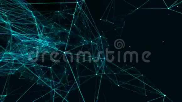 未来主义技术抽象背景很漂亮的神经丛视频的预览图