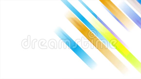 彩色抽象条纹科技视频动画视频的预览图