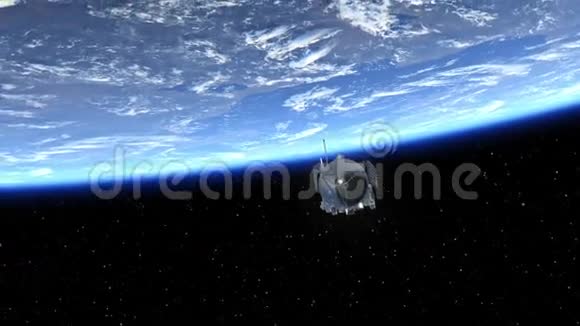 卫星Deploys太阳能电池板视频的预览图