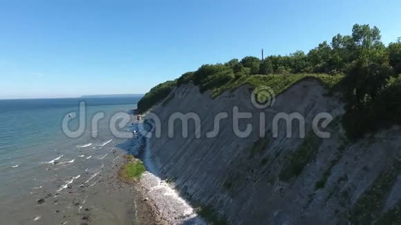 吕根岛波罗的海的卡普阿科纳海岸景观视频的预览图