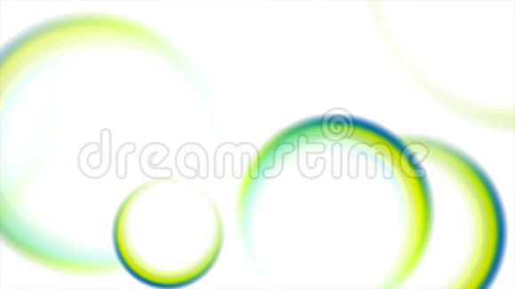 七彩光滑圆抽象视频动画视频的预览图