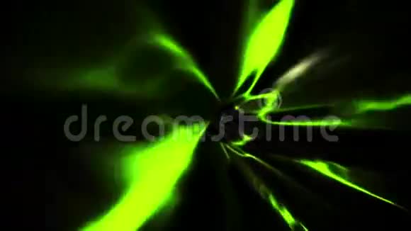 绿色涡旋设计在黑色视频的预览图