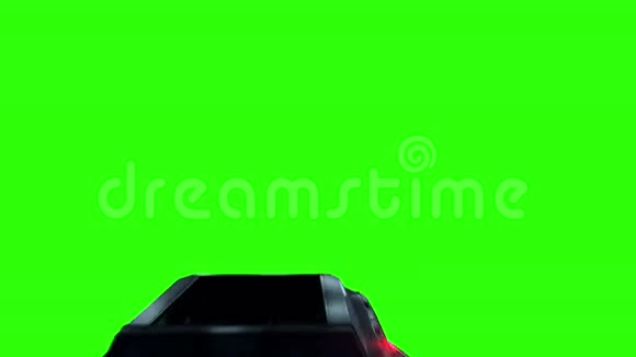 未来派太空船现实的4k动画绿色屏幕视频的预览图