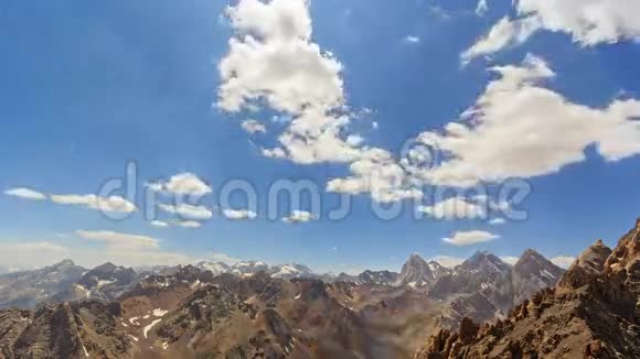 高山时间流逝帕米尔塔吉克斯坦4K视频的预览图