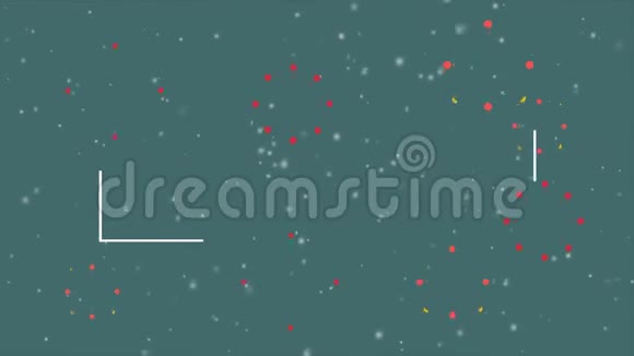 圣诞快乐的烟火动画视频的预览图