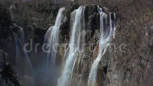 克罗地亚的Plitvice湖国家公园视频的预览图