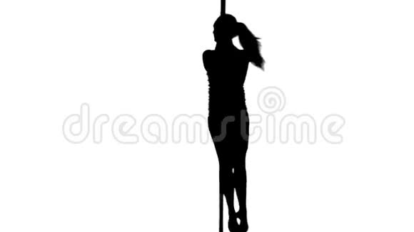 一名白种人女子钢管舞女视频的预览图