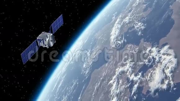 卫星轨道地球视频的预览图