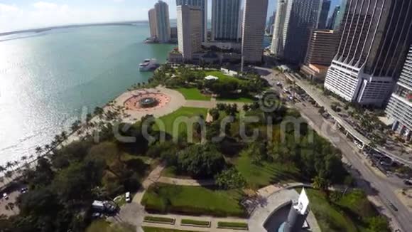 空中视频海湾公园迈阿密视频的预览图