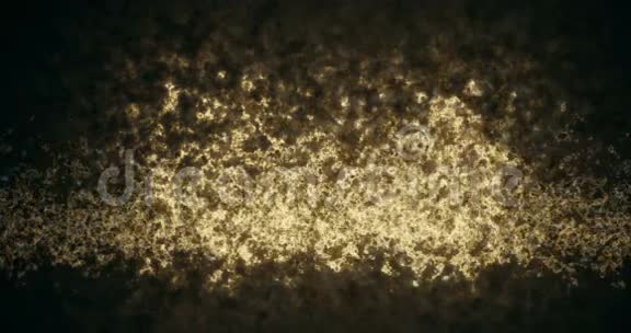 抽象圣诞数字闪光闪耀金色背景圣诞活动视频的预览图