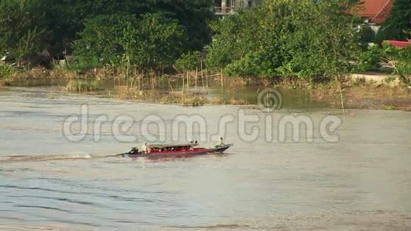交通渡船湄公河柬埔寨视频的预览图