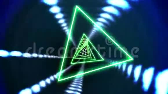 三角涡设计上黑色视频的预览图
