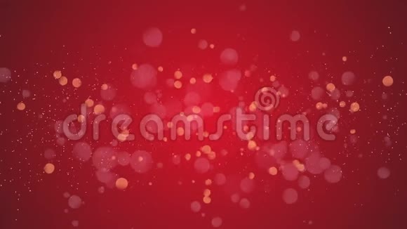 红色背景下的圣诞快乐视频的预览图