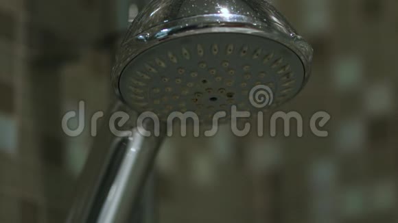 水是从淋浴中流出的视频的预览图