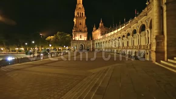 塞维利亚西班牙广场视频的预览图