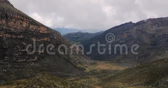 安第斯山脉的山景视频的预览图