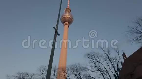 柏林电视塔视频的预览图