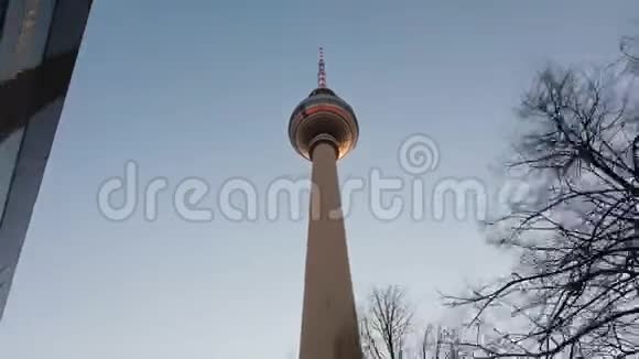 柏林电视塔视频的预览图