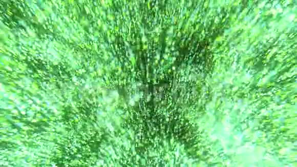 绿色爆炸粒子视频的预览图