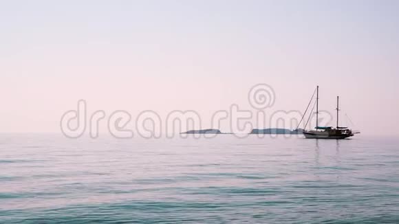 地中海游艇豪华旅游文字空间夏天表面视频的预览图