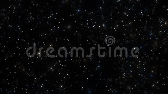 星夜背景循环三维渲染视频的预览图