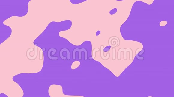 用明亮的蓝色和粉红色抽象出五颜六色的波浪背景现代彩色壁纸与复制空间视频的预览图