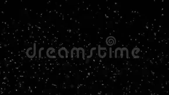 摘要落冬雪无缝循环动画绿色屏幕阿尔法视频的预览图