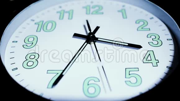 时钟时间推移时间传递概念模拟时钟运动视频的预览图