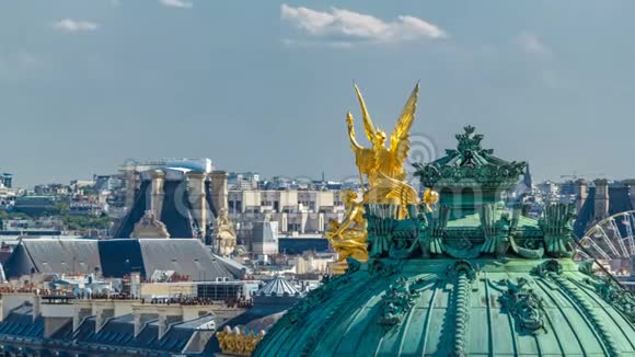法国巴黎国家音乐学院的万国宫或歌剧院视频的预览图