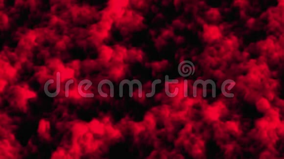 计算机生成密集烟雾的真实背景三维渲染多云背景视频的预览图