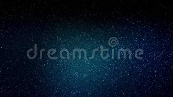 恒星延时夜空背景蓝色自然暗星系空间视频的预览图