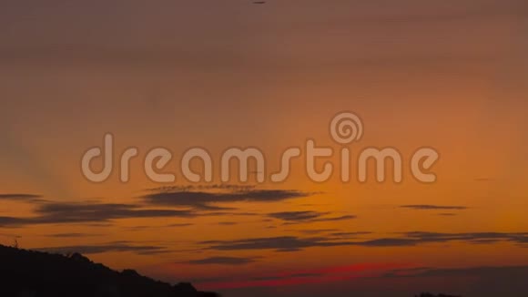 普吉岛日落景观时间推移视频的预览图