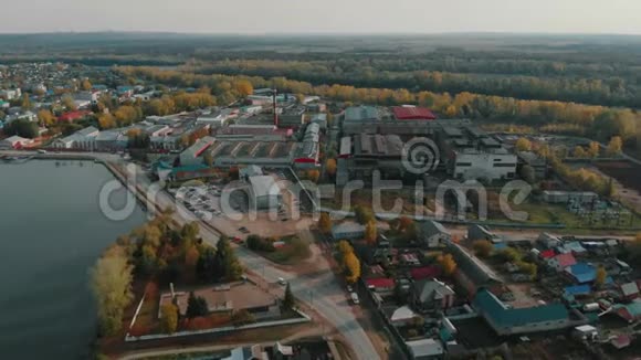 Blagoveshchensk增强植物鸟瞰图4k次视频的预览图